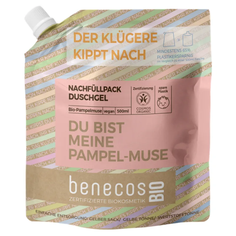 Benecos benecosBIO Organic Rosehip Shower Gel Refill 500 ml