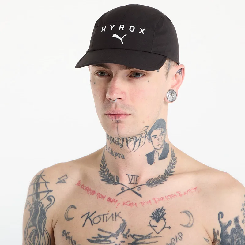 Cap Puma x HYROX 5 Panel Cap Puma Black Universal