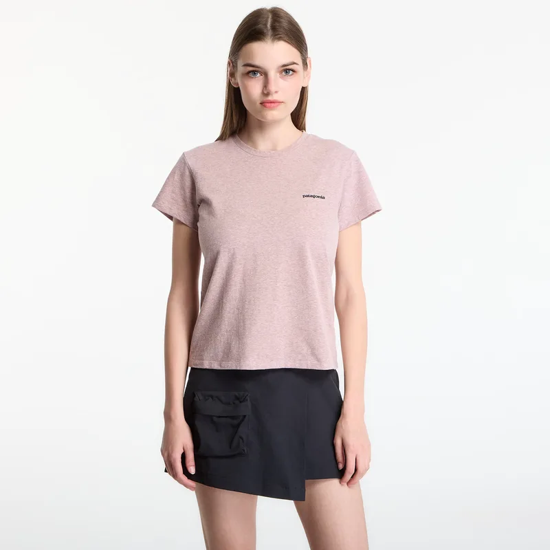 T-shirt Patagonia W'S P-6 Logo Responsibili-Tee Quiet Violet M