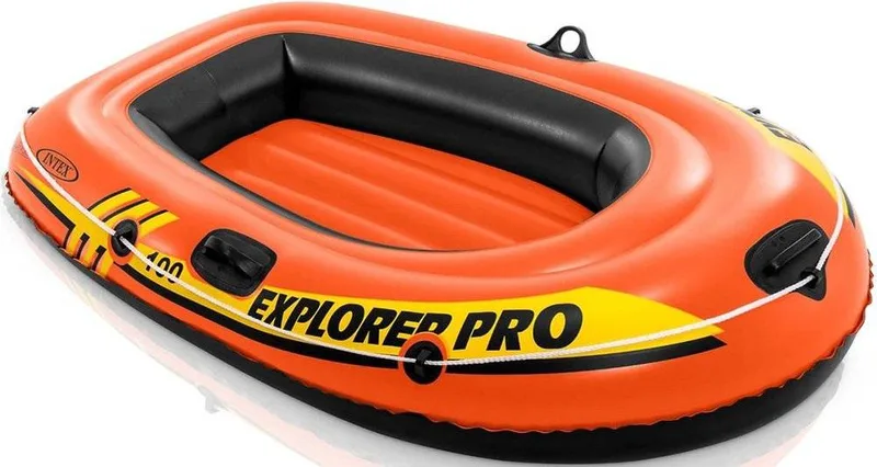 ΦΟΥΣΚΩΤΗ ΒΑΡΚΑ INTEX EXPLORER PRO 100 BOAT ΠΟΡΤΟΚΑΛΙ (160 CM)