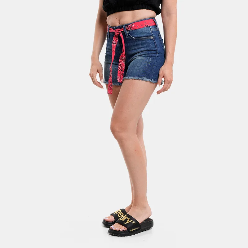 Superdry Vintage Mid Rise Γυναικείο Jean Σορτς (9000103792_59200)