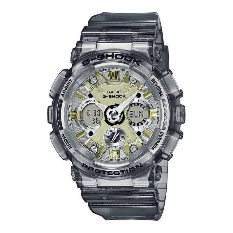CASIO G-Shock Skeleton Grey Rubber Strap GMA-S120GS-8AER