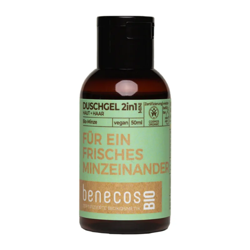 Benecos benecosBIO Shower Gel 2in1 with Organic Mint 50 ml