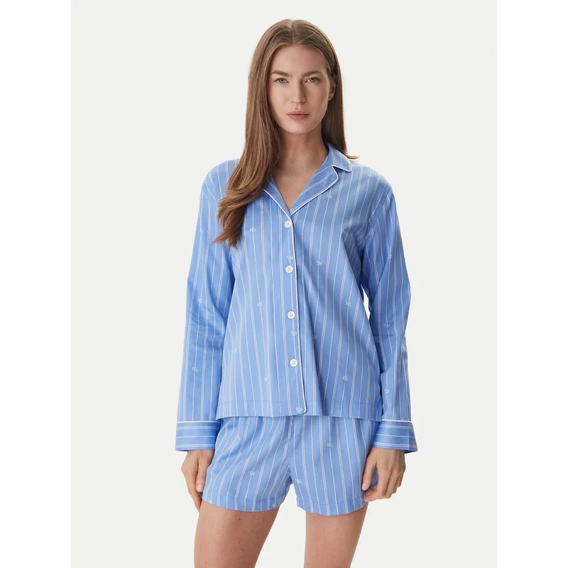 LAUREN RALPH LAUREN Πιτζάμα ILN12490 Μπλε Regular Fit