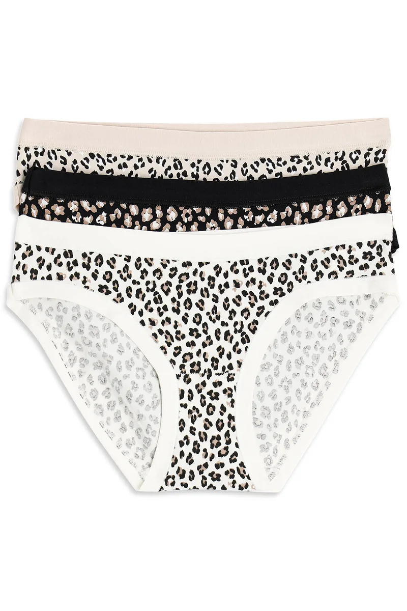 Cotonella γυναικεία εσώρουχα με μπάσκα Mini Slip (3 τμχ) -3362-I503-4M100