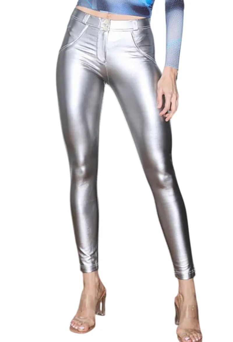 Παντελόνι Δερμάτινο Freddy Wr.Up® Metallic Regular Rise - Super Skinny WRUP2RS925-S Γυναικείο