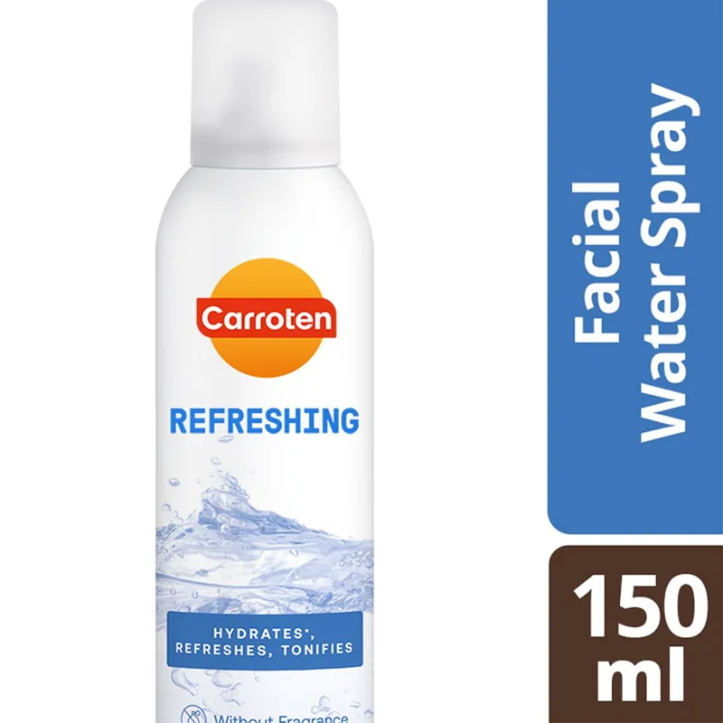 Carroten Refreshing Natural Spring Facial Water Spray Δροσιστικό Νερό Πηγής σε Μορφή Spray Χωρίς Άρωμα για Ενυδάτωση & Τόνωση του Προσώπου 150ml