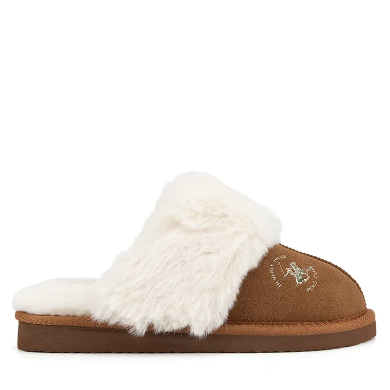 Παντόφλες Σπιτιού Beverly Hills Polo Club WFA3417-1 Καφέ
