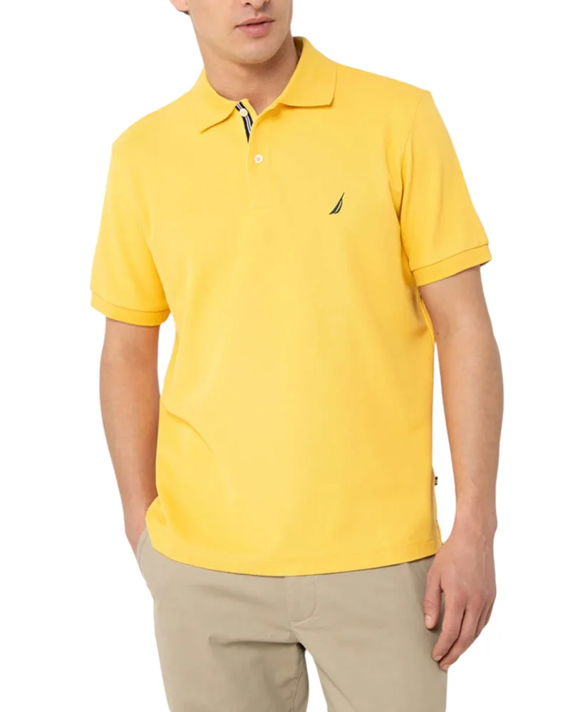 Nautica Ανδρική Μπλούζα Πόλο Κοντομάνικη Cabin Polo N1CR0110-609 Κίτρινο