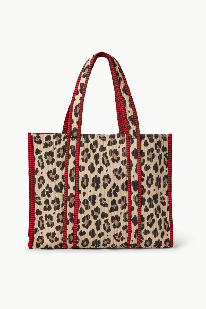 Coincasa γυναικεία τσάντα shopper με animal print - 006816402 Καφέ Ανοιχτό