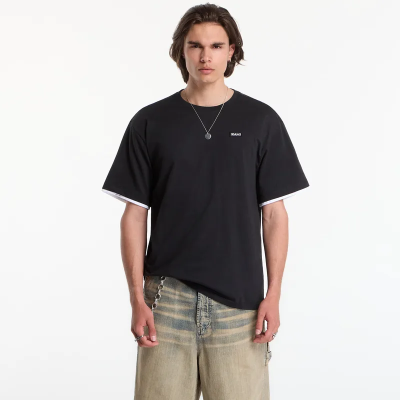 T-shirt Karl Kani Retro Oversized T-Shirt Black XL