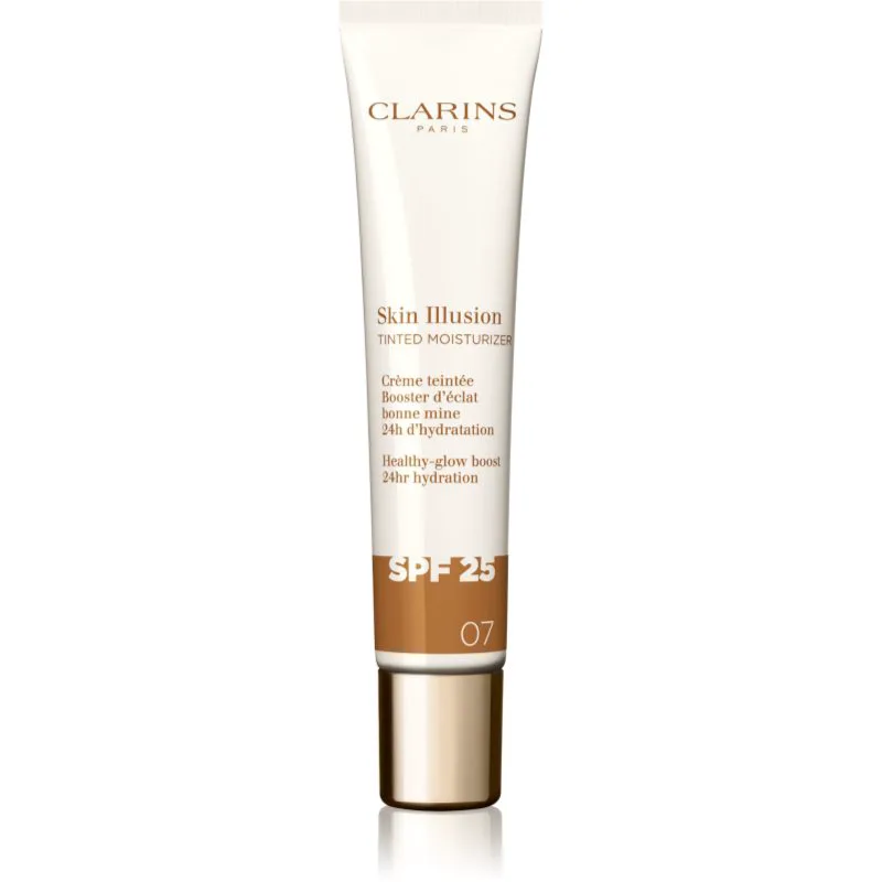 Clarins Skin Illusion Tinted Moisturizer κρέμα με χρώμα SPF 25 απόχρωση 07 40 ml