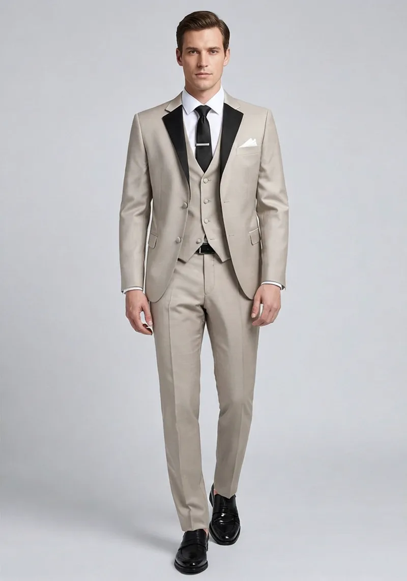 Guy Laroche 2 Pieces Κοστούμι της σειράς Check - GLDS11149 / 10850R 140 Sand