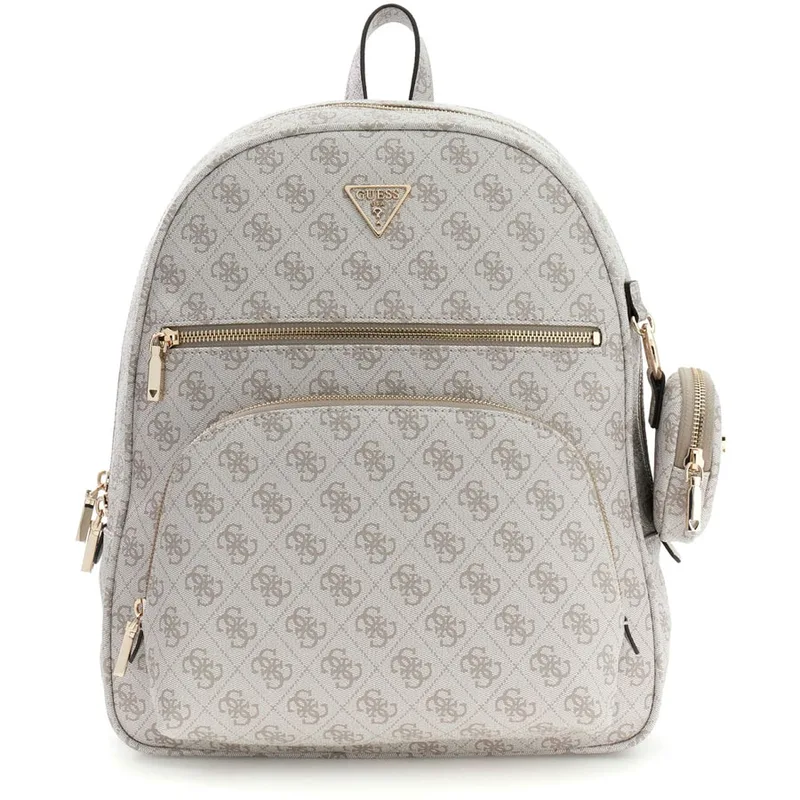 Guess μπεζ dove backpack POWER PLAY maxi