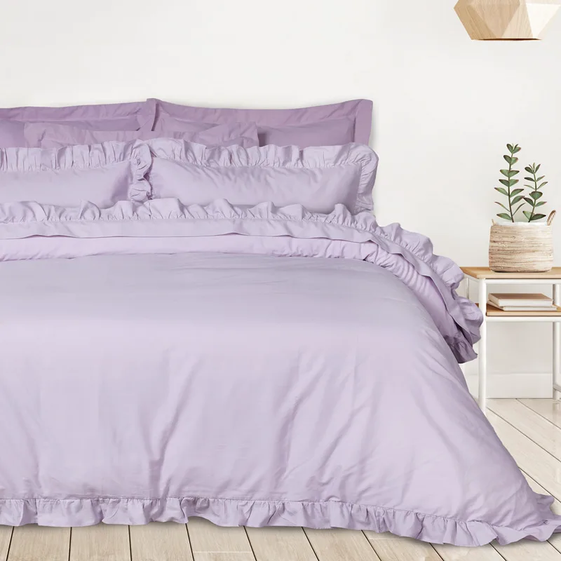 Παπλωματοθήκη Υπέρδιπλη Σετ 220x240 Das Home Daily 3167 Lilac 220x240
