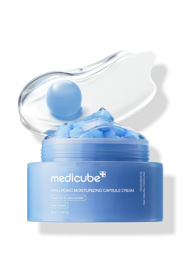 Medicube Hyaluronic Moisturizing Capsule Cream 55gr -Ενυδατική κρέμα με κάψουλες υαλουρονικού