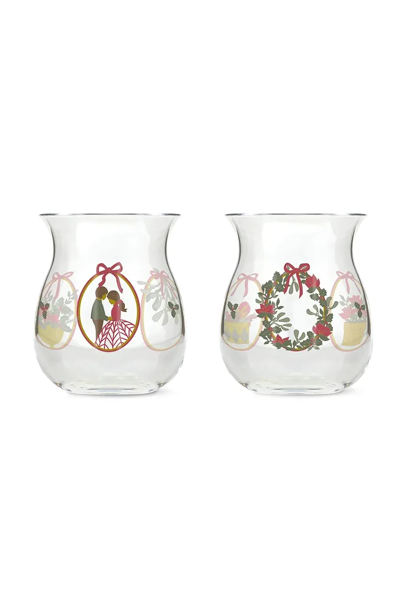 Διακοσμητικό κηροπήγιο Holmegaard Holmegaard Christmas 7,5 x 7 cm 2-pack