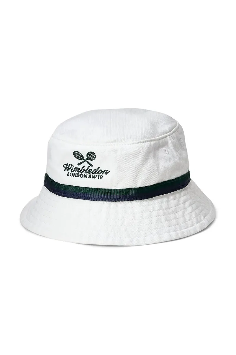 Παιδικό βαμβακερό καπέλο Polo Ralph Lauren Wimbledon Collection