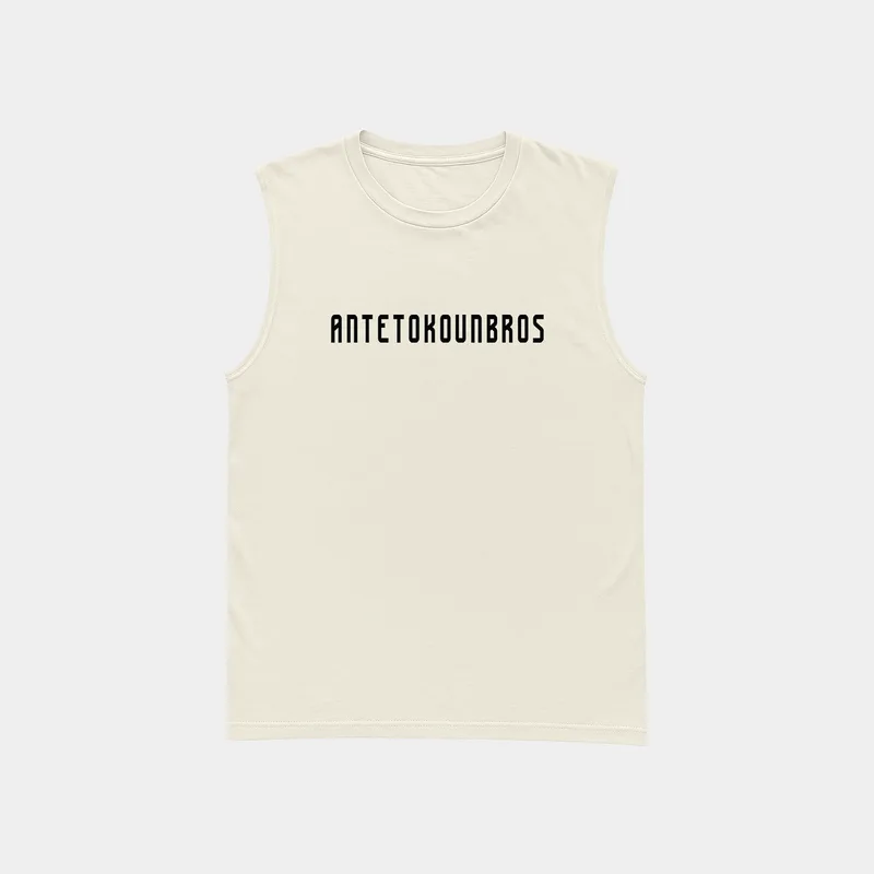 ANTETOKOUNBROS AB BASELINE SLEEVELESS TANK TOP ΑΣΠΡΟ
