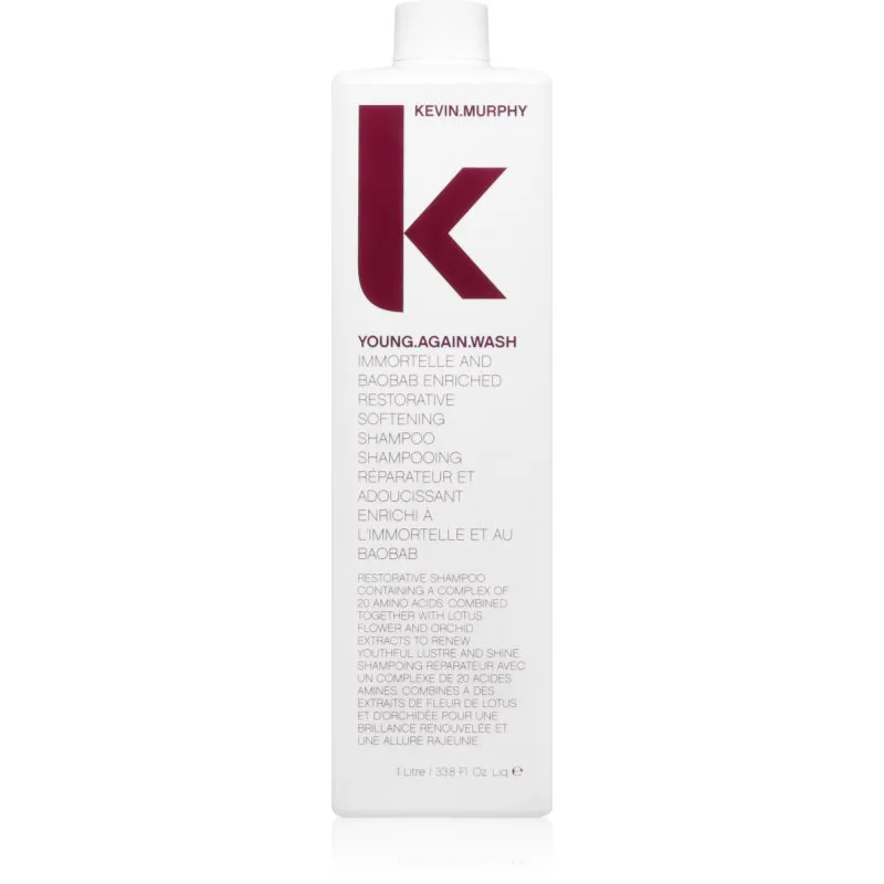 Kevin Murphy Young Again αναγεννητικό σαμπουάν για λάμψη χωρίς θειικό άλας και παραμπεν 1000 ml