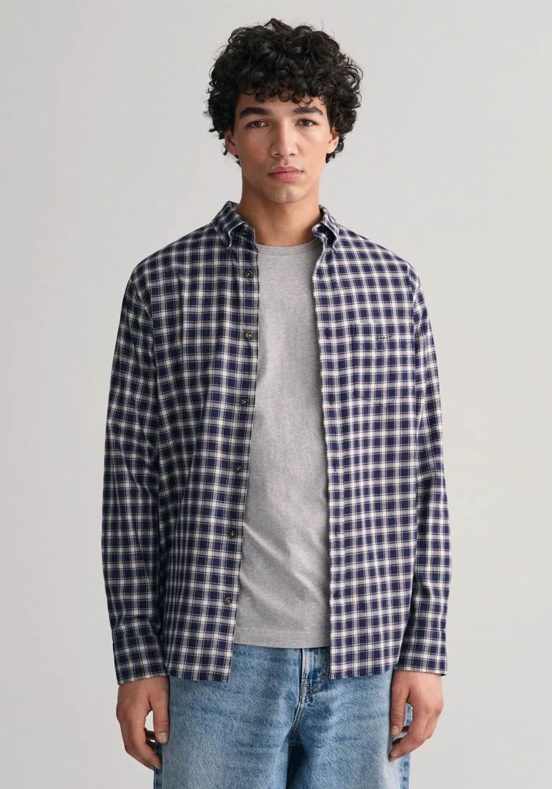 GANT Πουκάμισο της σειράς Flannel - 3230213 409 Classic Blue