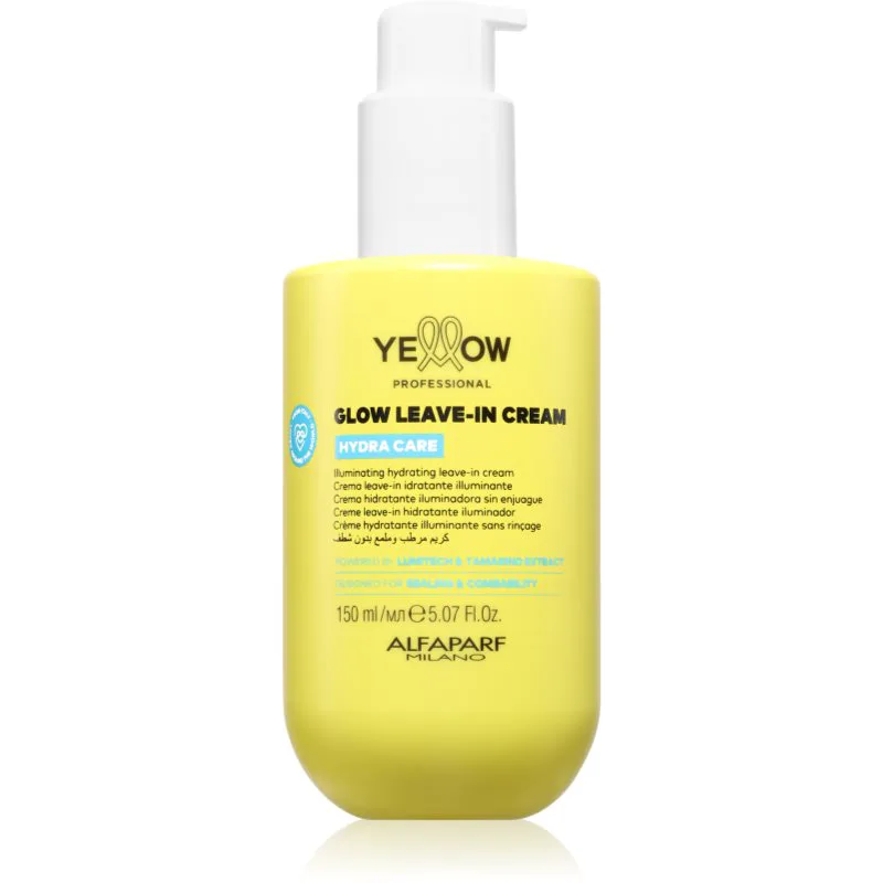 Yellow Professional Hydra Care Glow Leave-In Cream κρέμα μαλλιών για όλους τους τύπους μαλλιών 150 ml