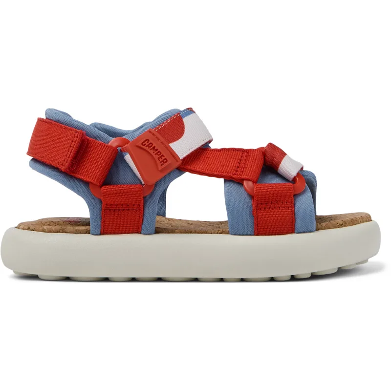 CAMPER Pelotas Flota - Πέδιλα Για Κορίτσια - Κόκκινο,Μπλε,Λευκό, Μέγεθος 28, Cotton fabric