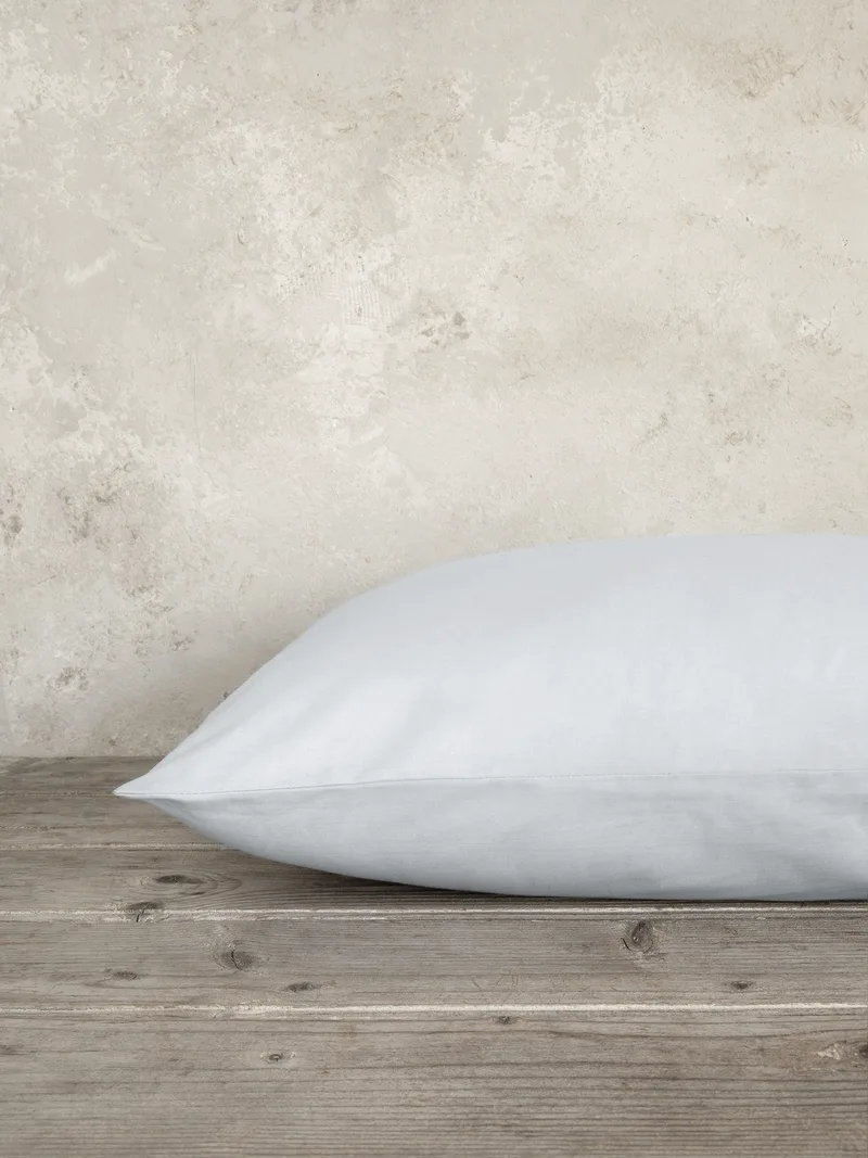 Σετ Μαξιλαροθήκες 2 Τεμαχίων Nima Unicolors Shiny Gray 52x72
