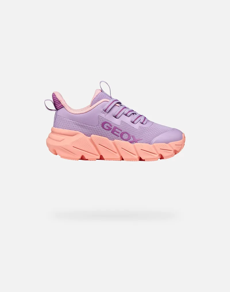 GEOX J FLEXYPER FAST A - MESH+TRANS J55N5A0149JC8R7Q 36-41-C8R7Q Lilac