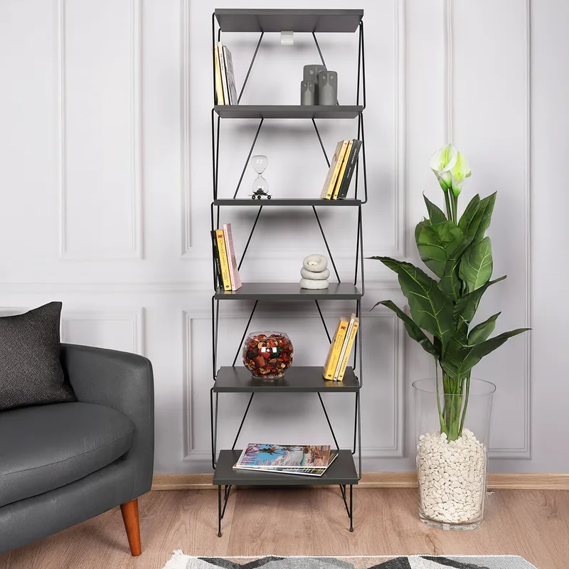 Βιβλιοθήκη Balaban - Anthracite 854Kln4316 (46x165x30)