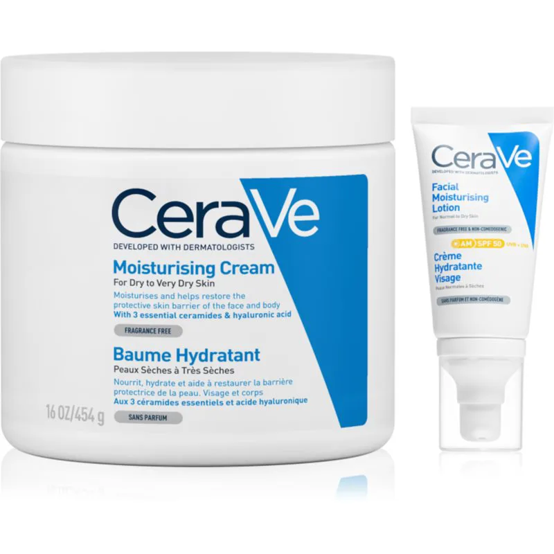 CeraVe Moisturizers Σετ για έντονη ενυδάτωση