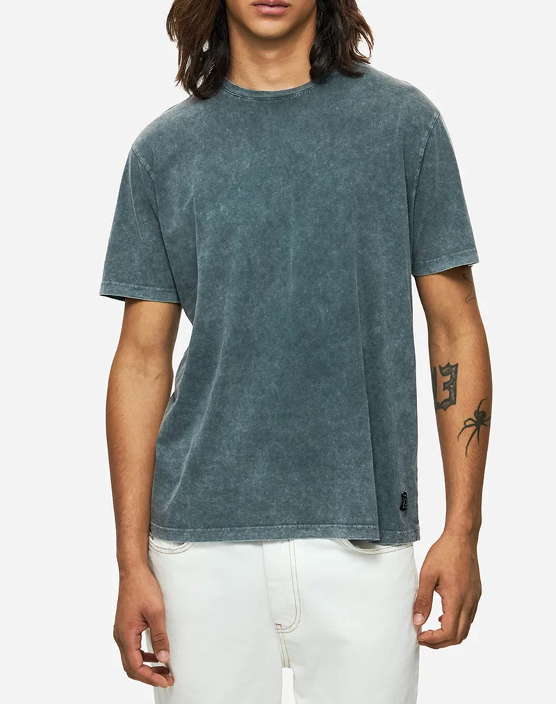 DIRTY LAUNDRY Regular Fit T-Shirt DLMT000640-VINTAGE GREY DarkGray