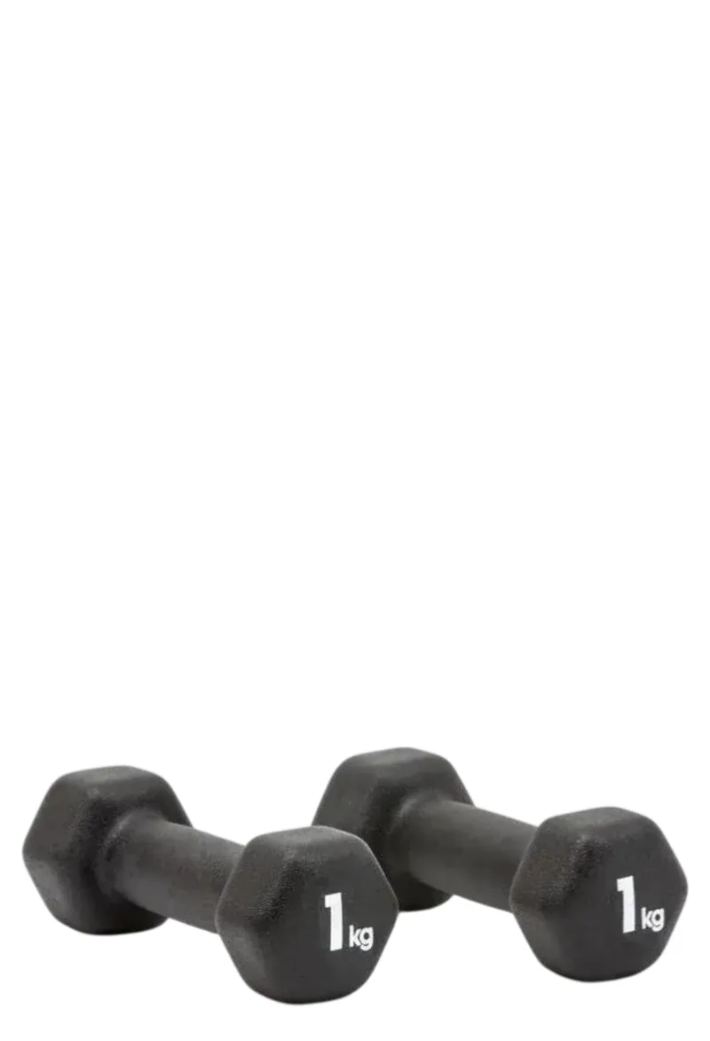Εξαρτήματα Γυμναστικής Adidas Βαράκια Dumbbells 1kg ADWT-11401-NL-BLACK