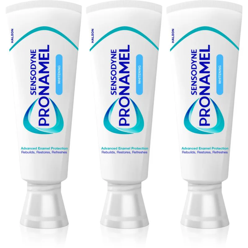Sensodyne Pronamel Whitening λευκαντική οδοντόκρεμα για ευαίσθητα δόντια 3x75 ml