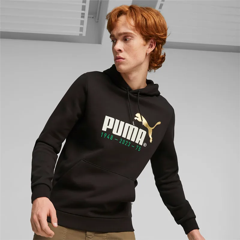 PUMA NO.1 LOGO CELEBRATION HOODIE ΜΑΥΡΟ