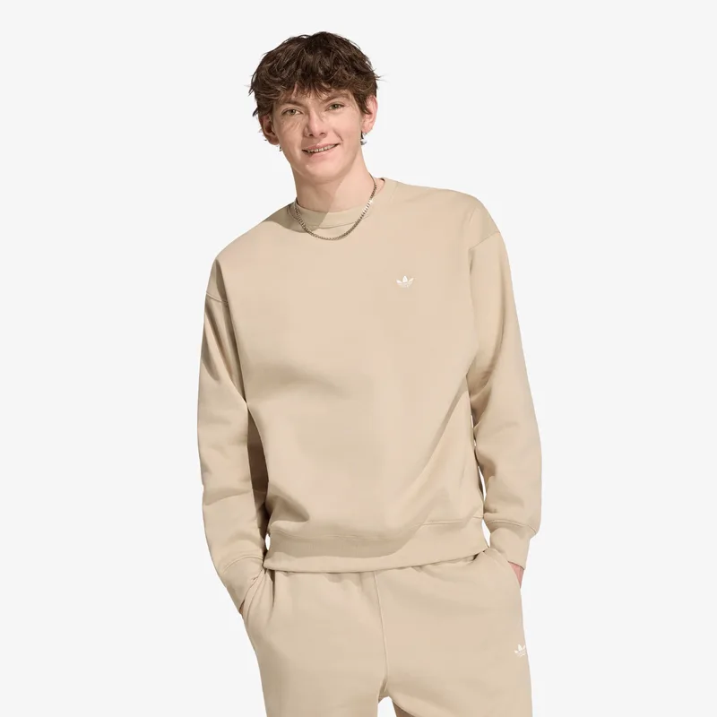 Φούτερ adidas Trefoil Essentials Loose Crew Sweatshirt Khaki Three XL