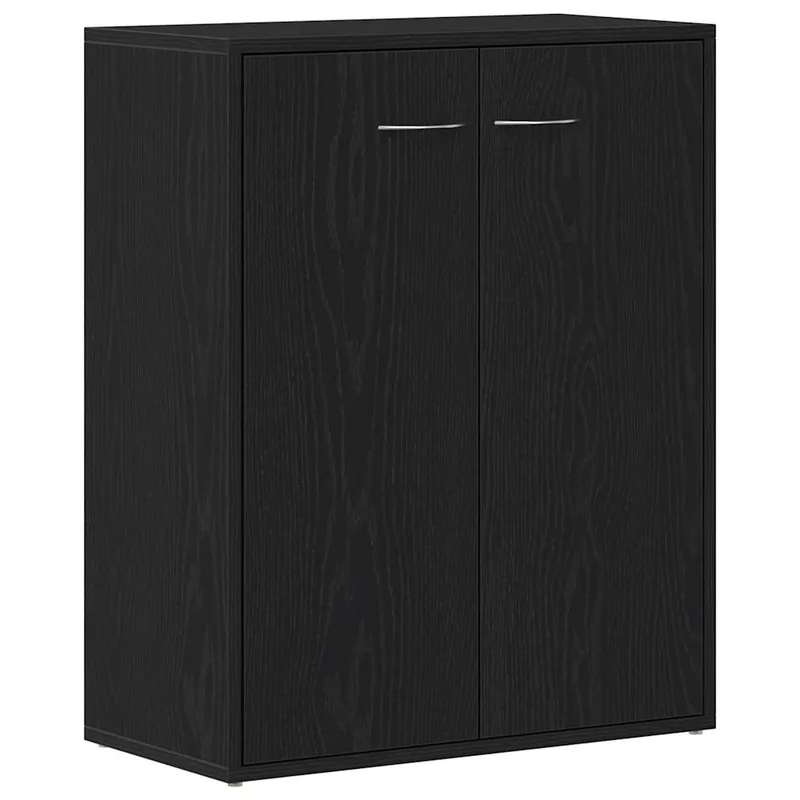 vidaXL Μπουφές Μαύρος Δρυς 60x30x75 εκ. από Τεχνητό Ξύλο