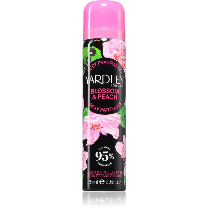 Yardley Blossom & Peach Σπρεϊ σώματος για γυναίκες 75 ml