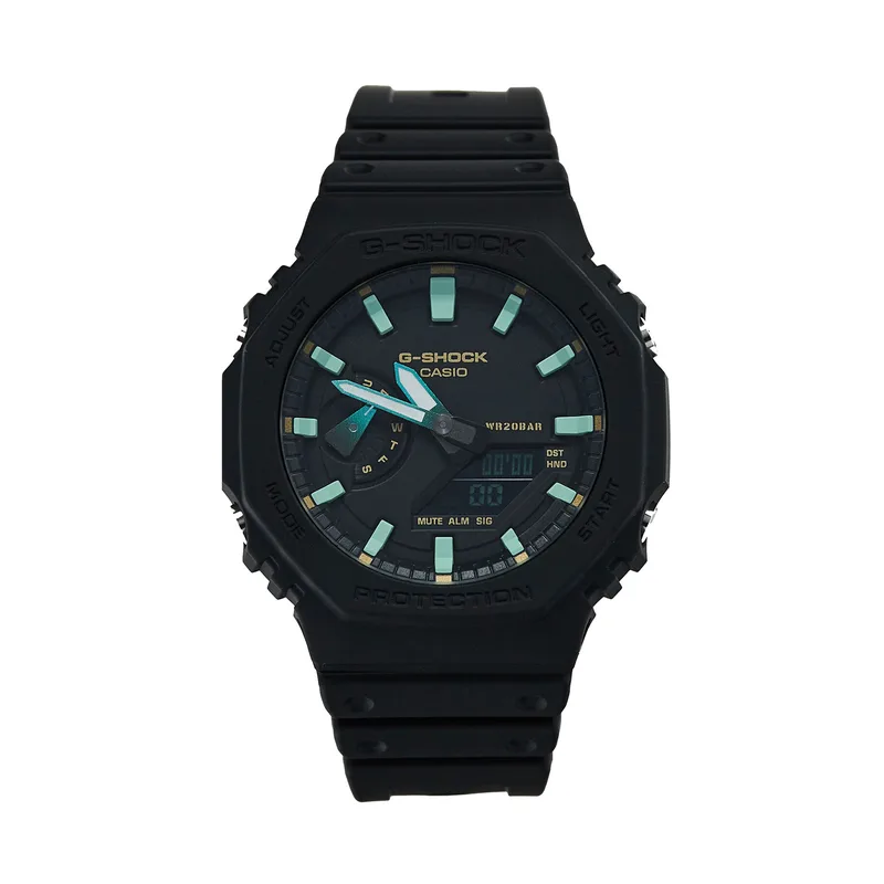 Ρολόι G-Shock GA-2100RC-1AER Μαύρο