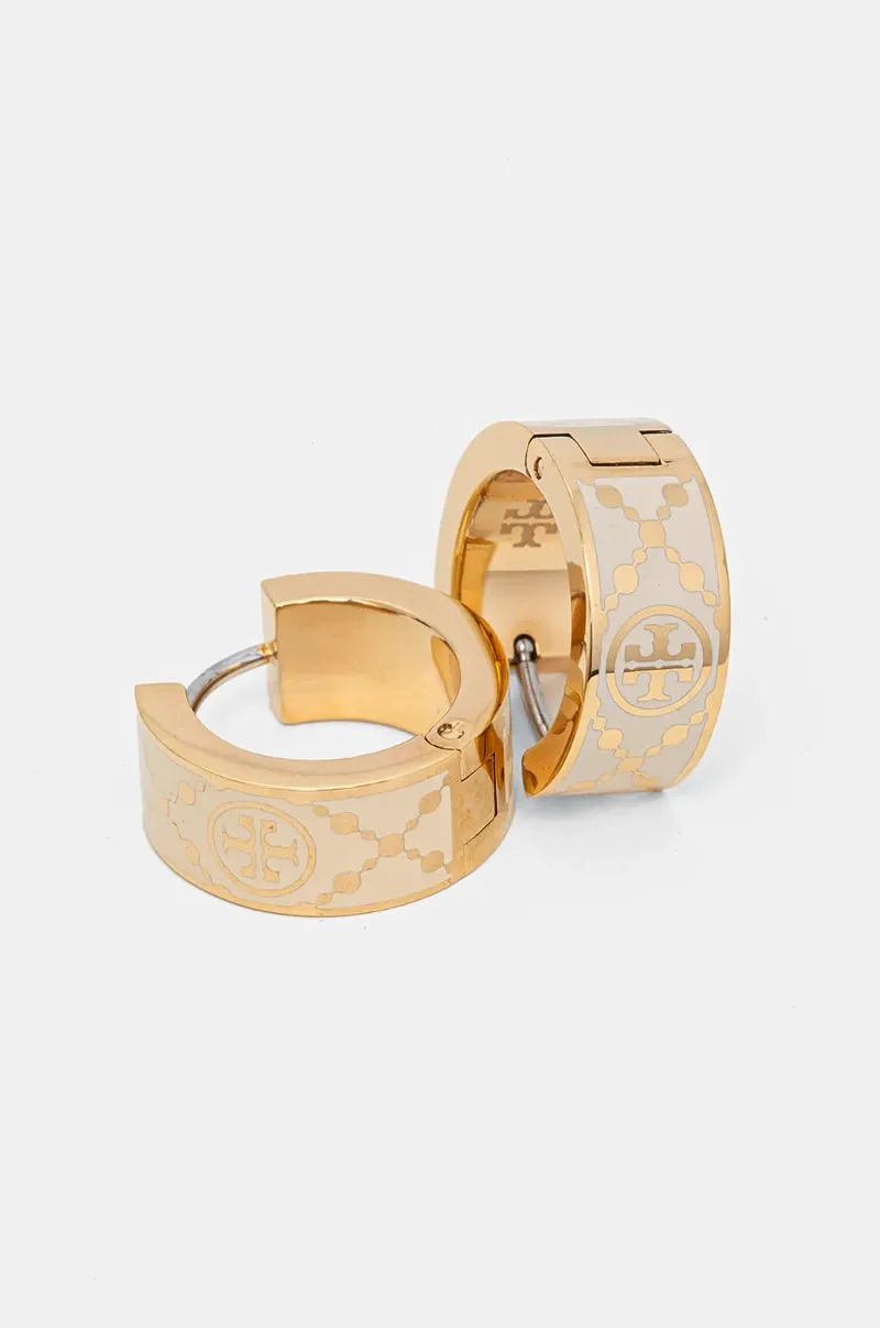 Σκουλαρίκια Tory Burch Small T Monogram
