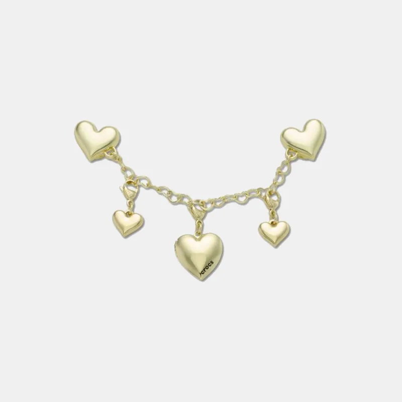 Crocs Χρυσό Heart Chain διακοσμητικό Jibbitz (9000262403_7386)