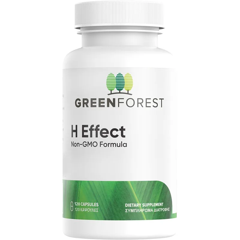 Green Forest Vitamins Η Effect Συμπλήρωμα Διατροφής Βιταμινών, Μετάλλων, Αμινοξέων & Εκχυλίσματος Βοτάνων για την Υποστήριξη του Οργανισμό Κατά τη Θυρεοειδίτιδα Χασιμότο 120caps