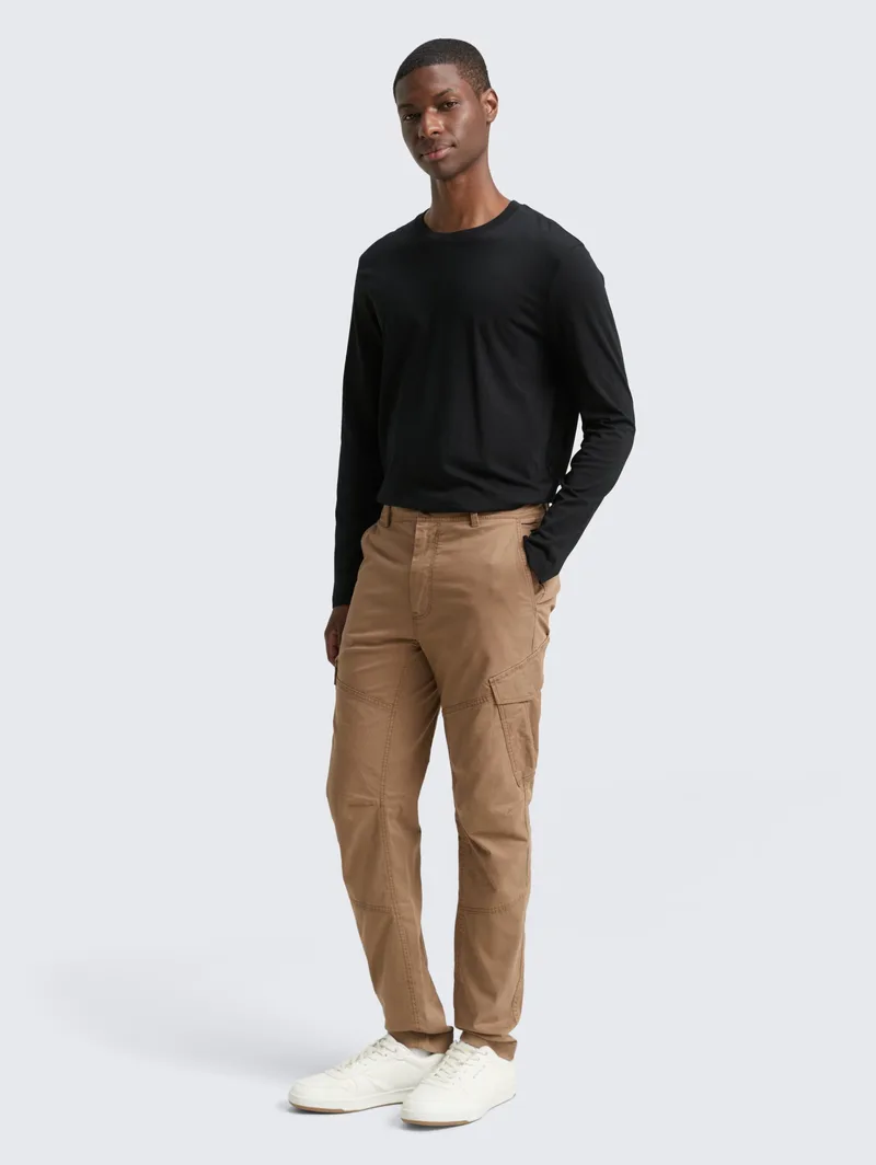 Tom Tailor Ανδρικό Παντελόνι Cargo 1042559-10405 Καφέ