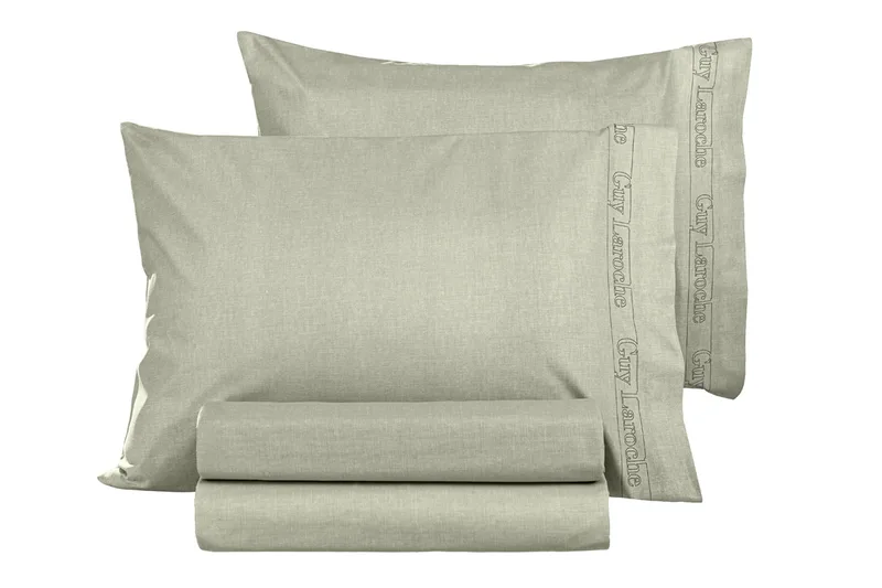 Μαξιλαροθήκες Ζεύγος 50X70 Guy Laroche Color Plus Khaki (50x70)