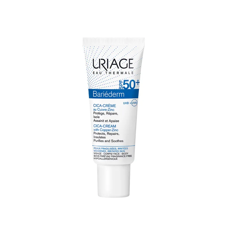 URIAGE Bariederm Cica Κρέμα Με Cu-Zn SPF50+ 40ml