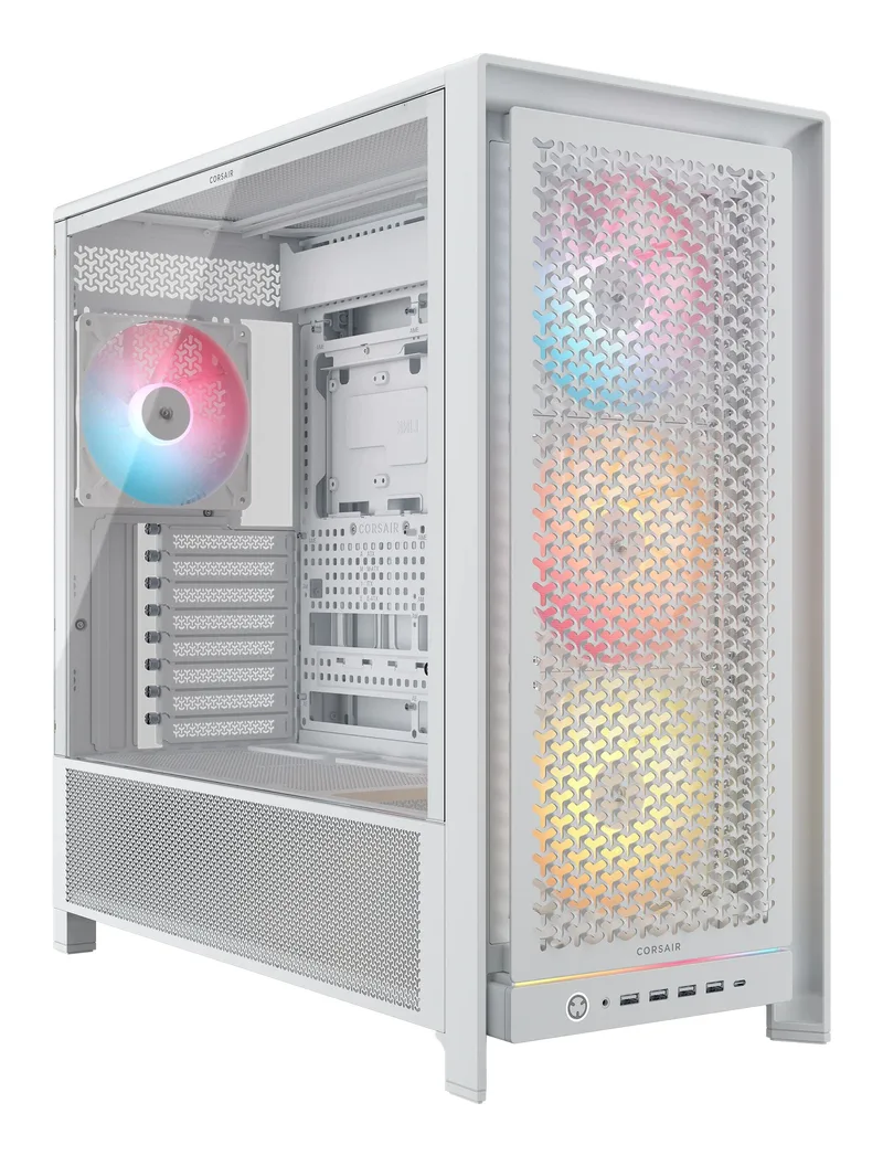 CORSAIR Geh Midi FRAME 5000D RS ARGB Airflow Case, White