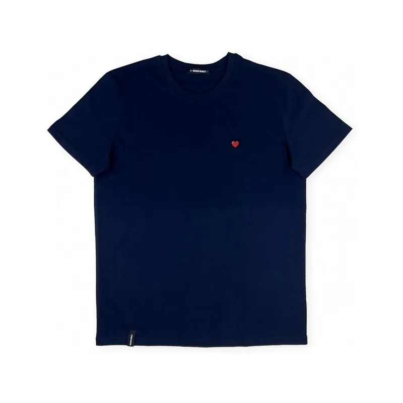 T-shirts & Polos Organic Monkey Pixel Heart T-Shirt - Navy