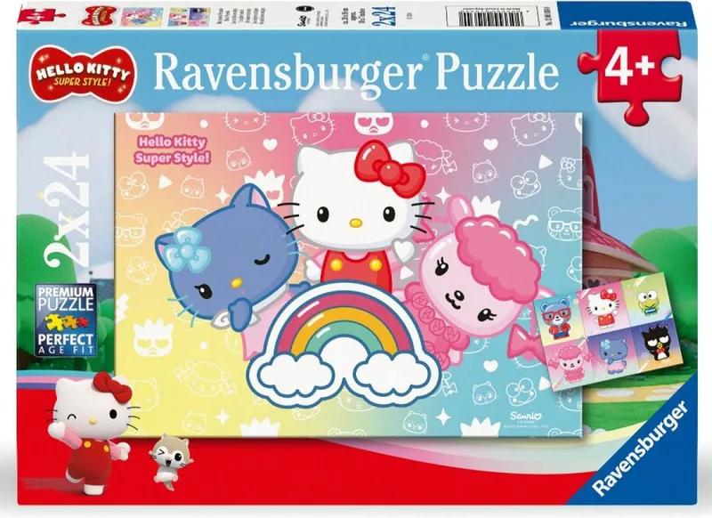 ΠΑΖΛ HELLO KITTY RAVENSBURGER (2Χ24) 44 ΚΟΜΜΑΤΙΑ