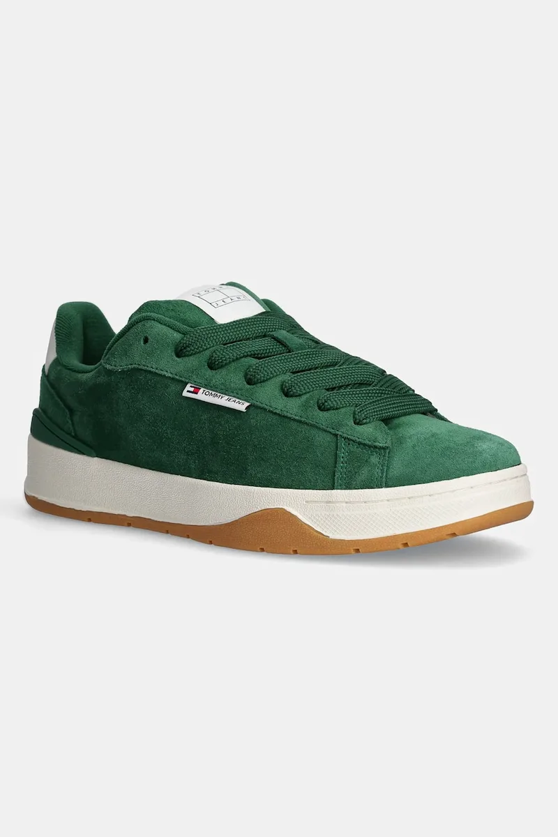 Σουέτ sneakers Tommy Jeans SKATER SNEAKER
