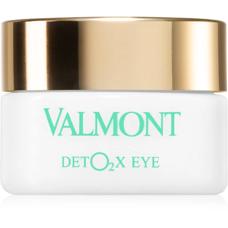 Valmont DetO2x Eye κρέμα αποτοξίνωσης και λάμψης για την περιοχή των ματιών για την αντιμετώπιση του πρηξίματος και των μαύρων κύκλων 12 ml